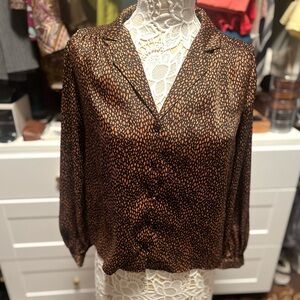Top shop button down size 4 - like new